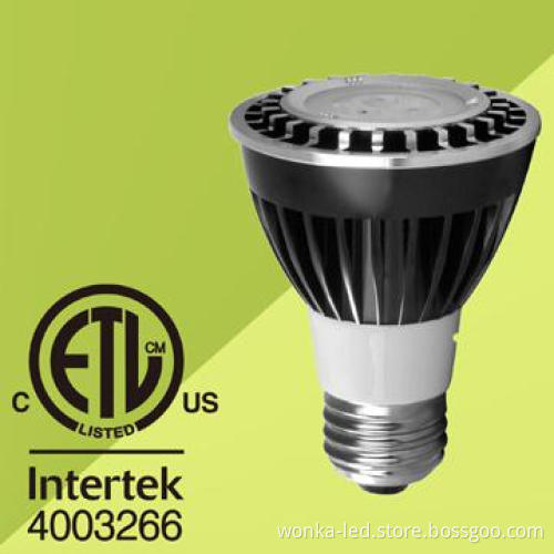 Dimmable CW Par 20 for theater lighting or Residential LED Lighting